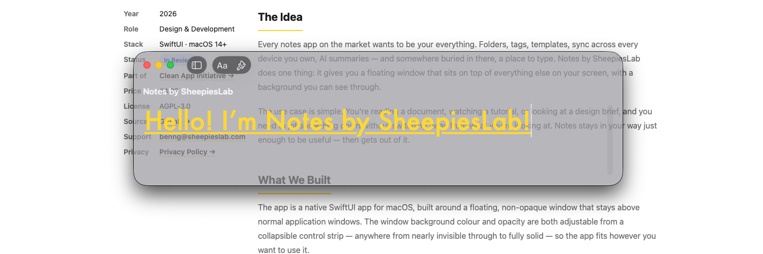 Notes by SheepiesLab